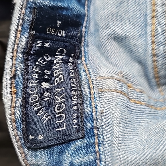 STUNNING LUCKY BRAND LOLITA SKINNY JEANS DISTRESSED embroidery pockets - Picture 10 of 12